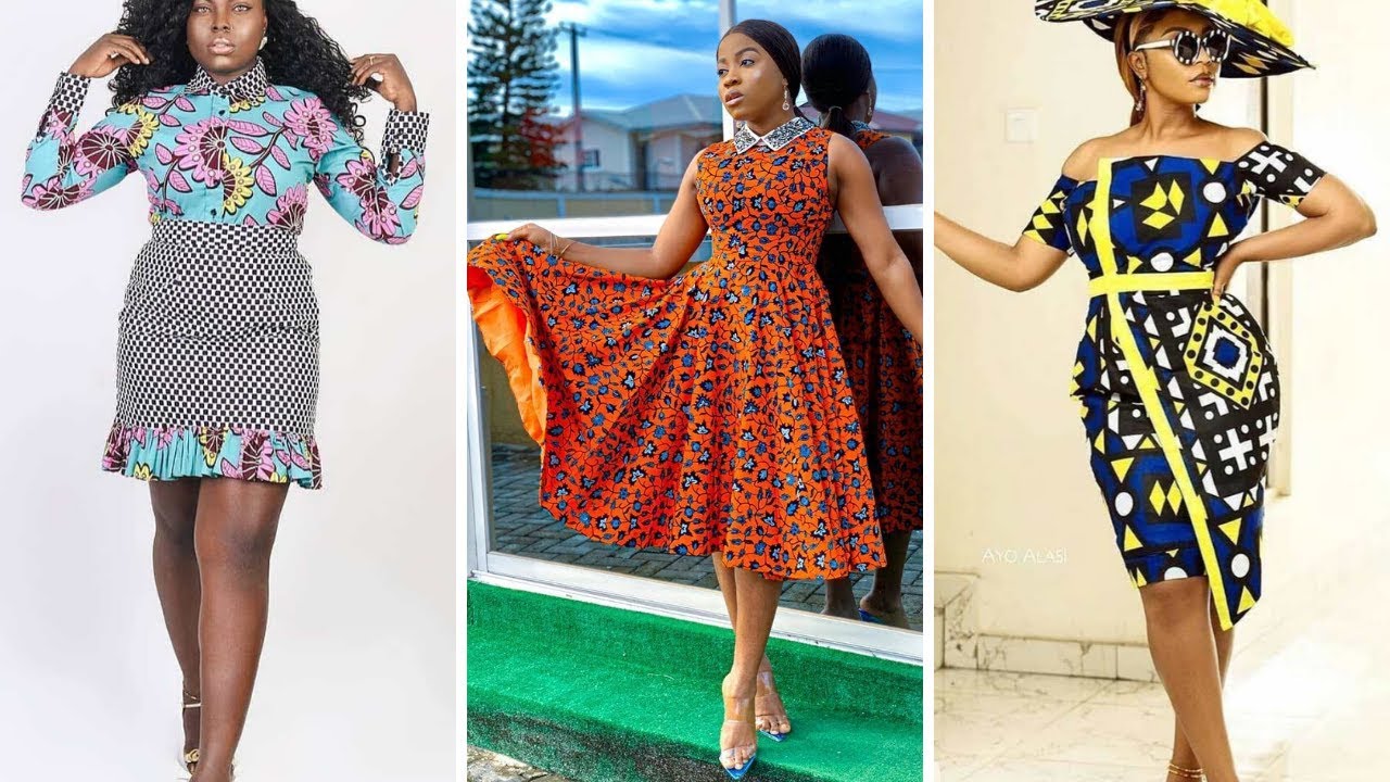 latest african short dresses designs
