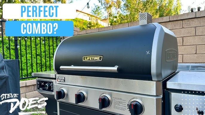 Lifetime Pellet Smoker and Grill Combo