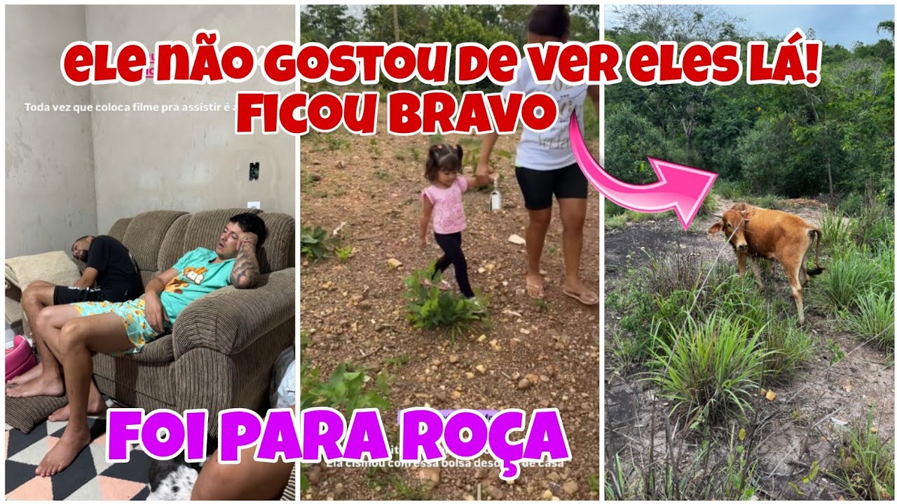 Dani Mendes foi viajar para roça da mãe dela+ quase foi um boi queria atacar eles 