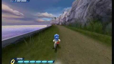 Sonic Unleashed: Homing attack tutorial Unused goal rings (Nintendo wii)