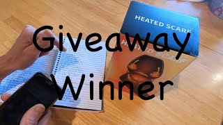 Heated Scarf Giveaway Winner by Live More Outdoors 210 views 5 months ago 1 minute, 17 seconds