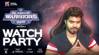 Omega Slayer Presents CLASH OF WARRIORS S2 | Semi Finals Day 1 | Watch Party with Mr Spike