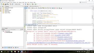 Java Scanner class problem
