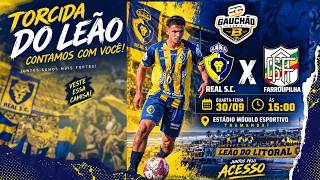 REAL S.C. X G. A.FARROUPILHA - GAUCHÃO SERIE B 2026