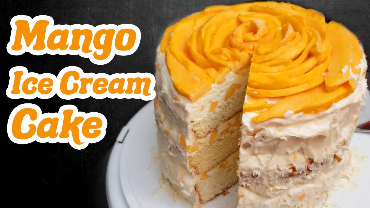 Mango Float Ice cream Cake YouTube