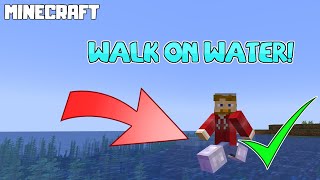 MINECRAFT | How to Walk on Water!