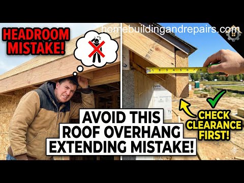 Don't Extend Your Roof Overhang Until You Watch This - Simple Framing Hack