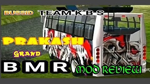 PRAKASH GARAND B M R  MOD FOR BUSSID