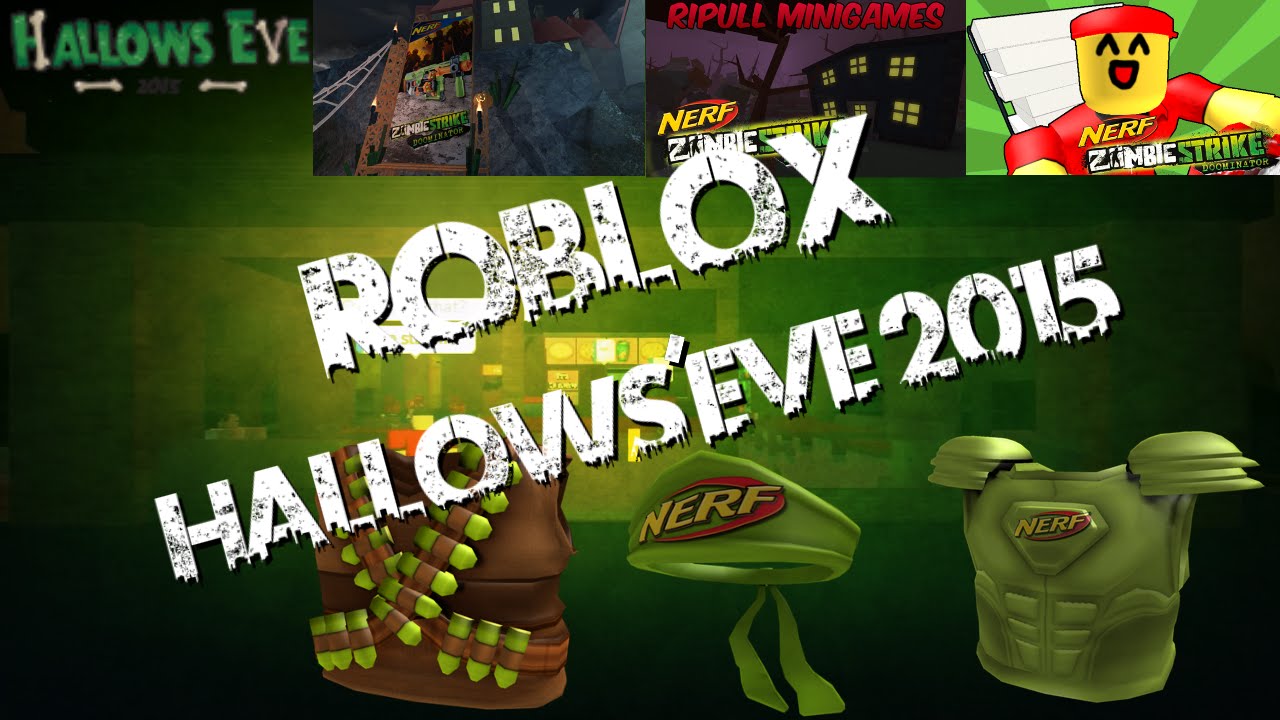 Roblox How To Get Hallows Eve 2015 Nerf Zombie Strike Nerf Tactical Vest Chest Armor Bandana - nerf tactical vest roblox