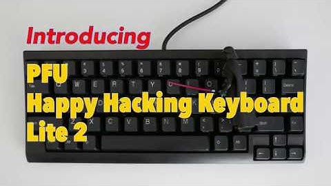 【レビュー/Review】PFU Happy Hacking Keyboard Lite 2
