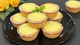 Dessert in 5 Minutes! 🍋Grandma's baskets🤩, Super tasty and disappears in an instant 🤩