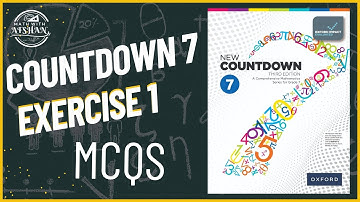 Countdown 7 Exercise 1 MCQs| New countdown third edition | oxford | Math with Afshan