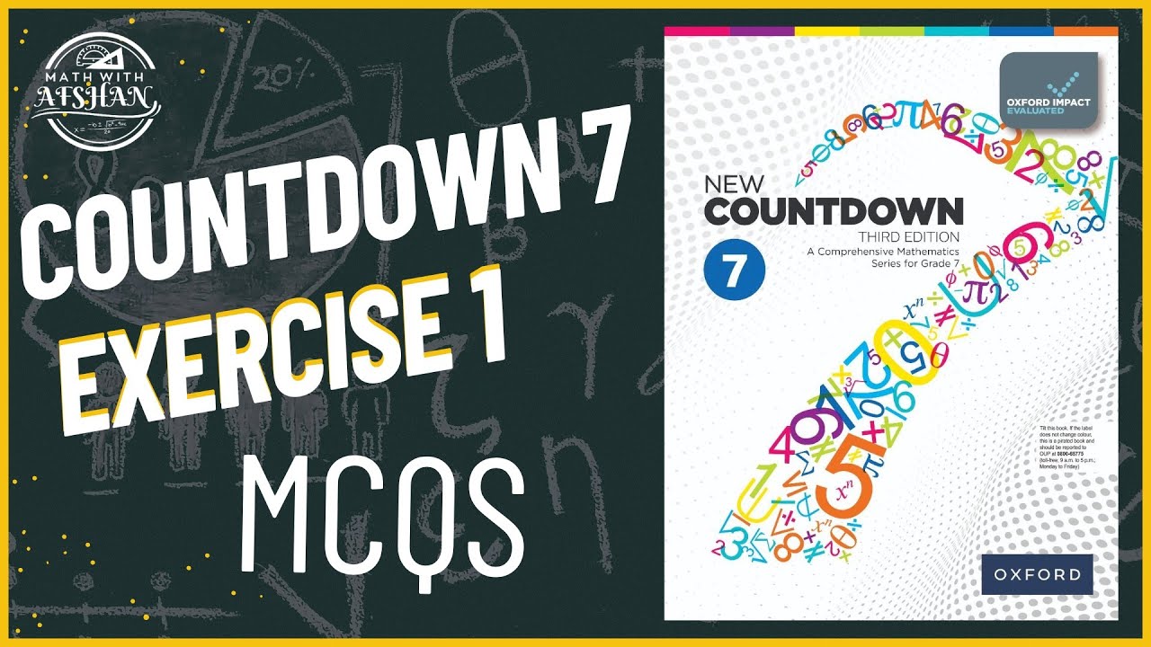 Countdown 7 Exercise 1 MCQs| New countdown third edition | oxford ...
