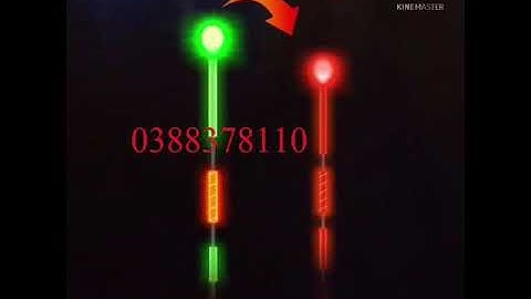 Phao Câu Đài, Phao Đài Đèn Nano Đổi Màu Khi Cá Cắn Câu Hàng Đẹp