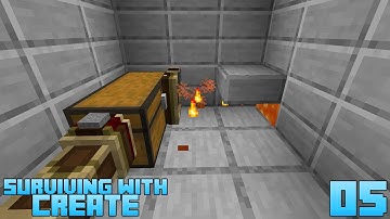 Surviving With Create :: E05 - Automated Ore Processing