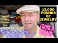 13000 pounds of jewelry from a garage