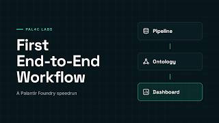 PAL4C Labs | First End-to-End Workflow in Palantir Foundry: From Pipeline to Live Dashboard