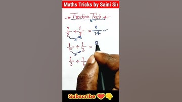 New Fraction Tricks #shorts #mathsshorts