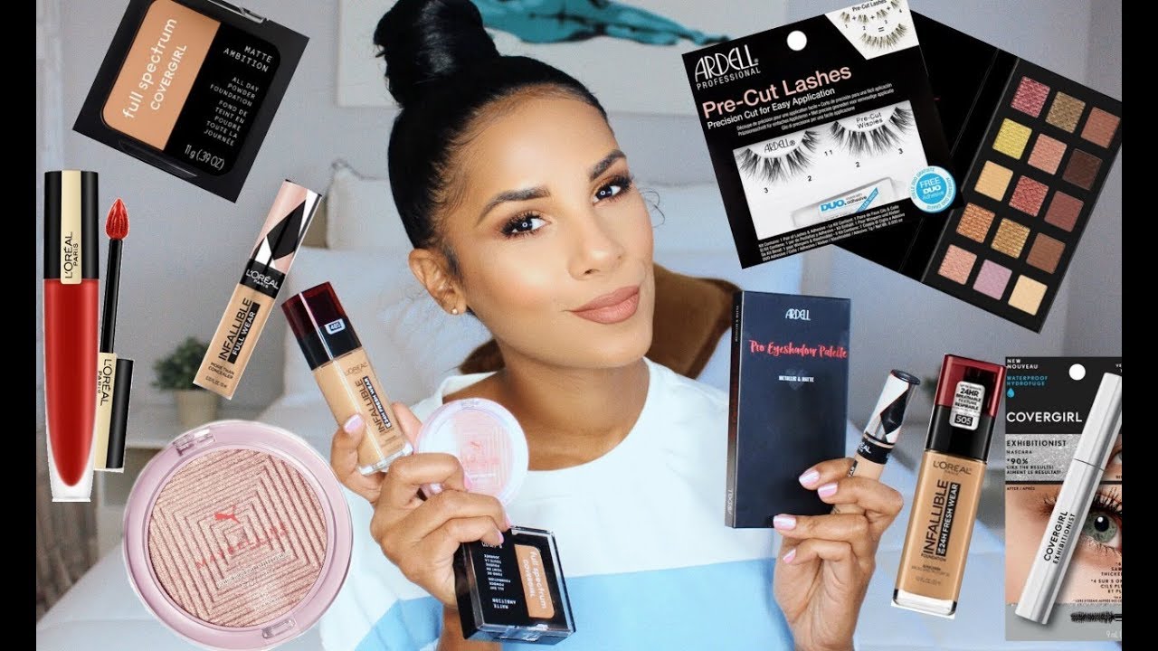 TRYING NEW DRUGSTORE MAKEUP WORTH IT? YouTube