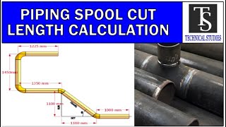 Piping cut length calculation tutorial for beginners.