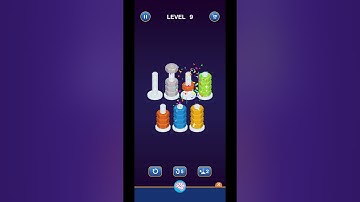 Lv 6 - 10 Nut Sort Puzzle - Color Sort (Guru Game) #nutssort #nutsort #boltnutcolor #boltsnutscolor