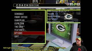 NFL2K23 Franchise Mode Livestream 1