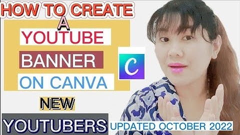 HOW TO CREATE A YOUTUBE BANNER ON CANVA !/ Simple and easy way how to create a youtube banner. 2022