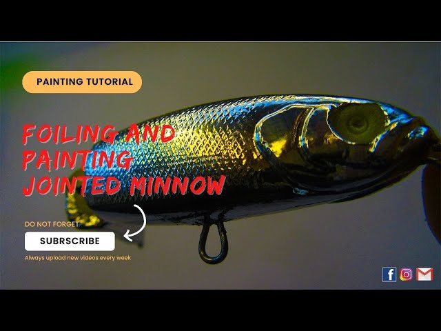 Lure Painting Tutorial| Foiled Jointed Minnow - YouTube