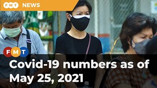 Covid-19 numbers as of May 25, 2021
