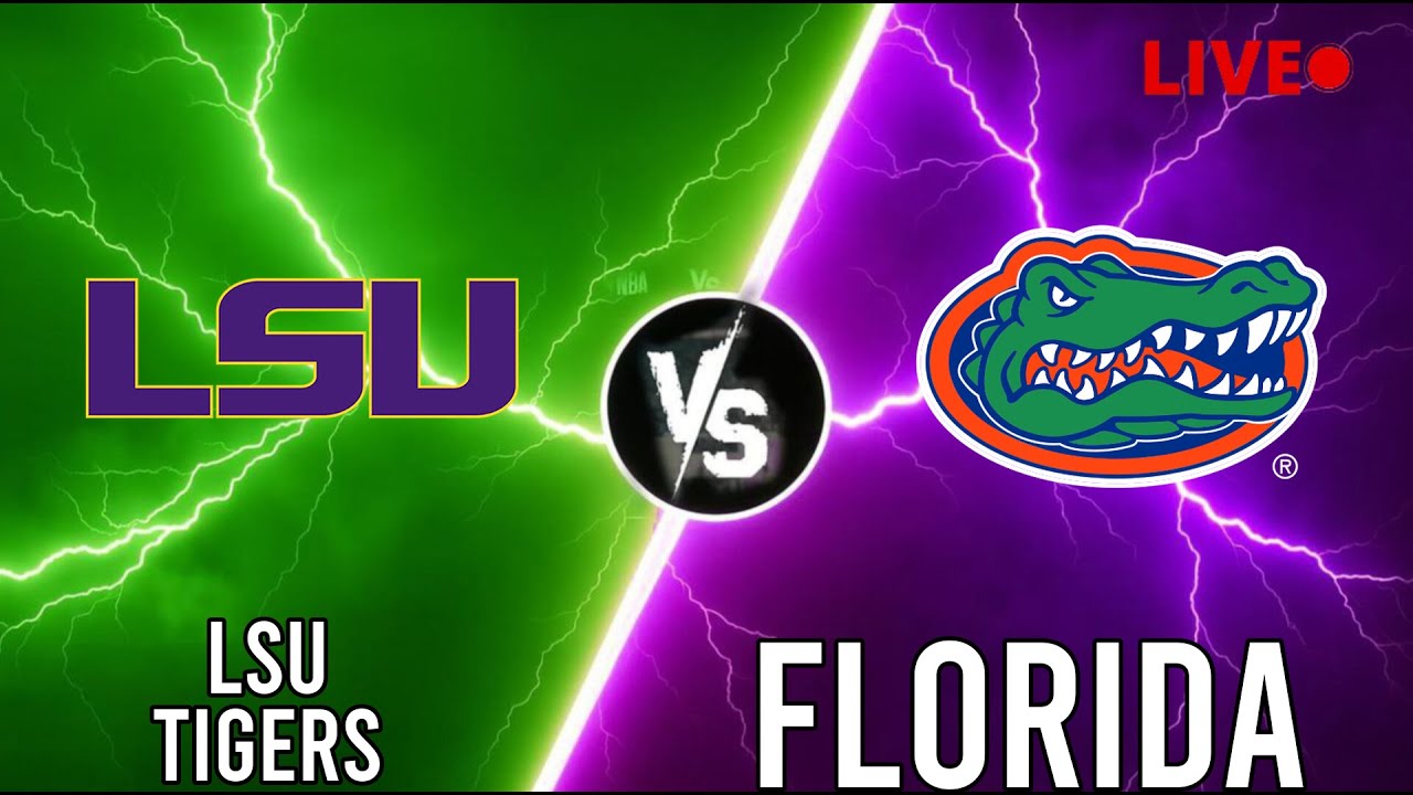 LSU Tigers Vs Florida Gators Live | NCAA Men's Basketball | PLAY BY ...