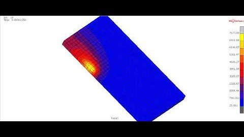Welding simulation using MSC MARC