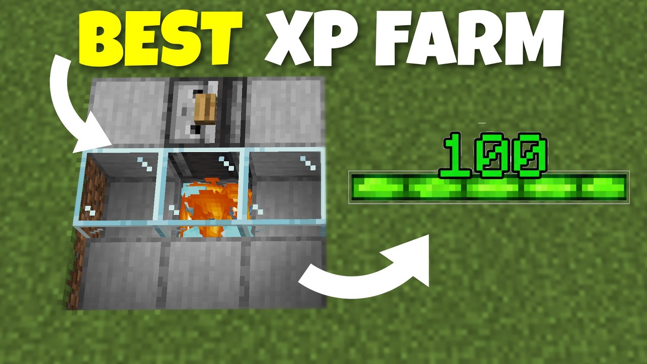NEW BEST EVER XP FARM in 1.21 Minecraft Bedrock ! (No Trident) - YouTube