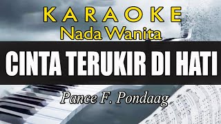 CINTA TERUKIR DI HATI (Jhon Seran) Karaoke NADA WANITA