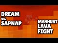 Dream vs. Sapnap - Minecraft Manhunt Lava Fight