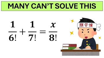 Maths olympiad | A tricky maths problems | Algebra problem |