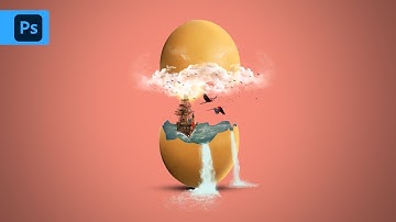 Fantasy Broken Egg Photo Manipulation In Adobe  Photoshop Tutorial CC Neeraj Vernekar
