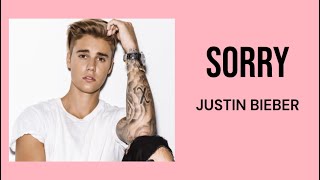 Justin Bieber - Sorry (Lyrics)