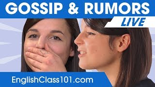 Gossip & Rumors Words and Phrases - Learn English