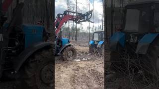 Посадили МАЗ 6x6! Два МТЗ не смогли
