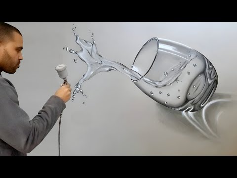 فيديو: كيف أصنع صورة ثلاثية الأبعاد بالأبيض والأسود بالطلاء؟