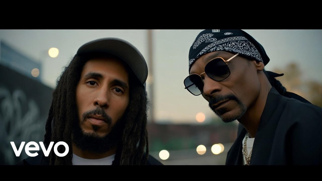 Snoop Dogg ft Damian Marley - Smoke of freedom (Official Lyrics Video)