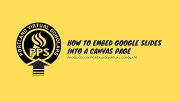 Embed at Google SLide show into Canvas Page