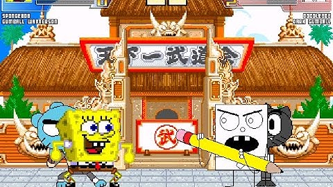 MUGEN Request [1162]: SpongeBob & Gumball Watterson vs. DoodleBob & Dark Gumball