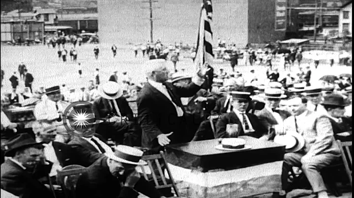 Miners gather at a mountainside in Wilkes-Barre, Pennsylvania. HD Stock Footage