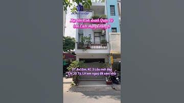 Bán nhà Mặt Tiền Quận 10 rẻ như giá hẻm, 4x16m 3 lầu mới đẹp. #bds #shorts #trending
