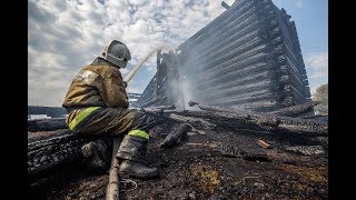 Пожар в Кондопоге. Сгорела Успенская церковь. 1774  - 2018