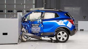 2015 Buick Encore driver-side small overlap IIHS crash test