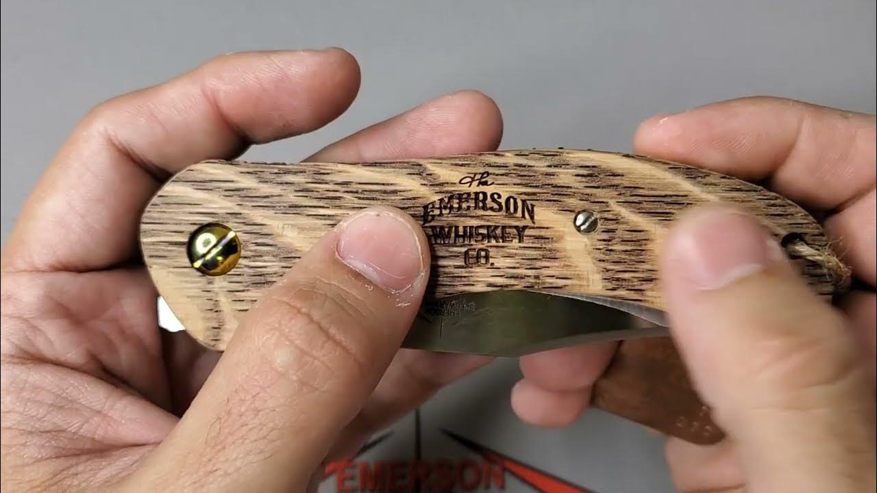 Emerson Custom Whiskey Knife Bourbon Knife ( The Emerson Whiskey