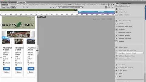 Dreamweaver CC 2015 Responsive thumbnail component