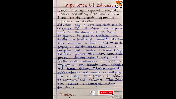 Importance of education l essay on importance of education l speech on importance of education